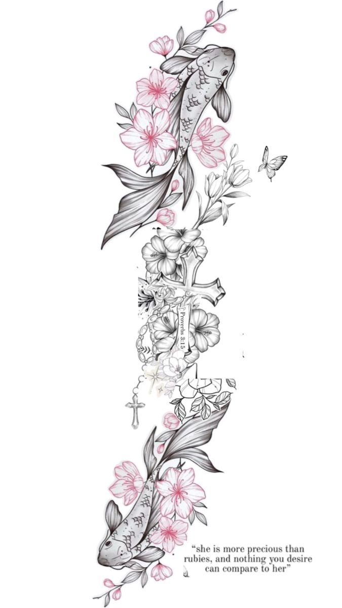 cherry blossom tattoos for women