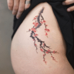 cherry blossom tattoos for women