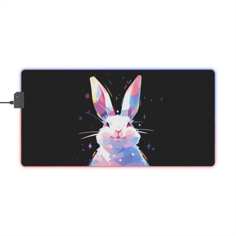 Exclusive deal alert! Bunny LED Gaming Mouse Pad, available for a limited time a