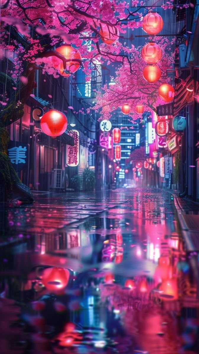cyberpunk anime wallpaper
