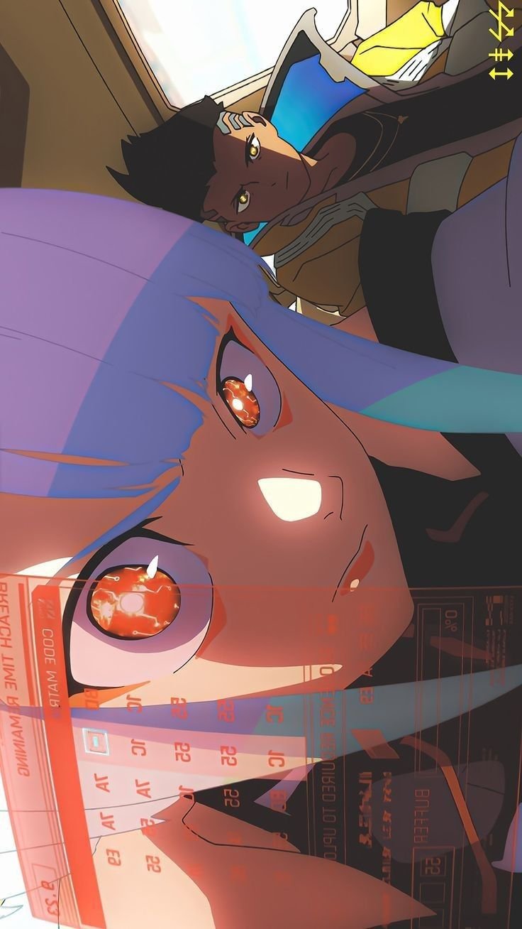 cyberpunk anime wallpaper