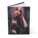 Anime Punk Girl Hardcover Journal Matte