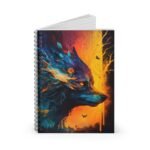 Sizzling hot deal! Spirit Wolf Spiral Notebook - Ruled Line, available at a brea