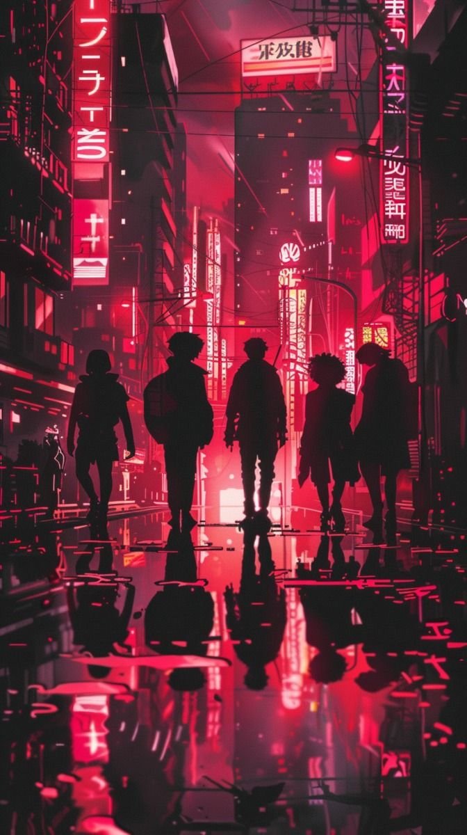 cyberpunk anime wallpaper