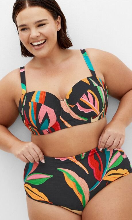 plus size swimwear