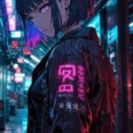 cyberpunk anime wallpaper