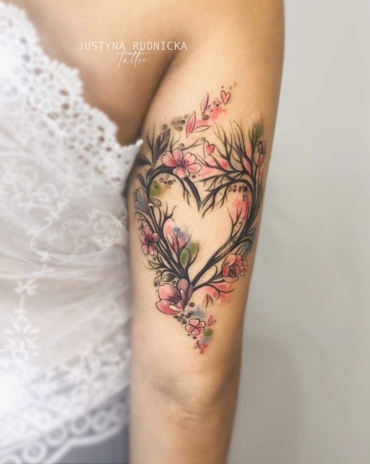 cherry blossom tattoos for women