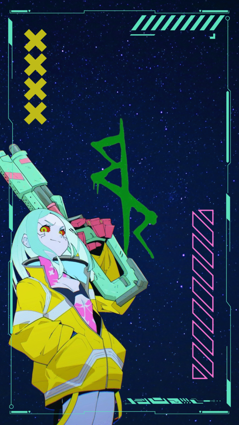 cyberpunk anime wallpaper