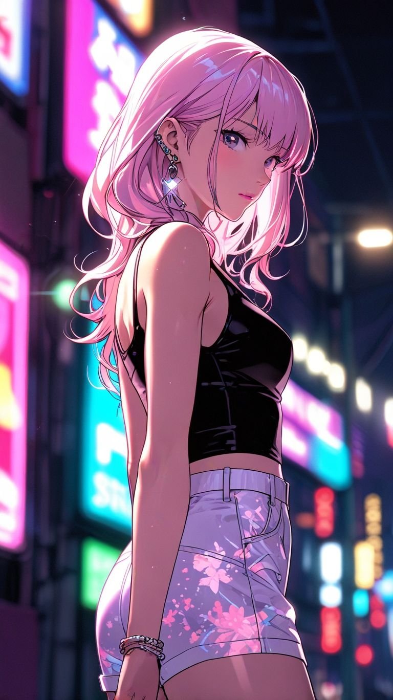 cyberpunk anime wallpaper
