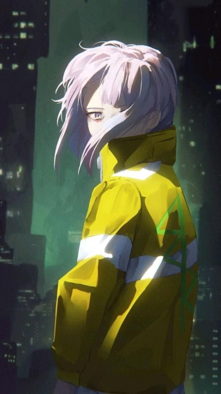 cyberpunk anime wallpaper