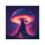 Hurry! Limited stock available. Giant Mushroom Home Kiss-Cut Stickers, exclusive