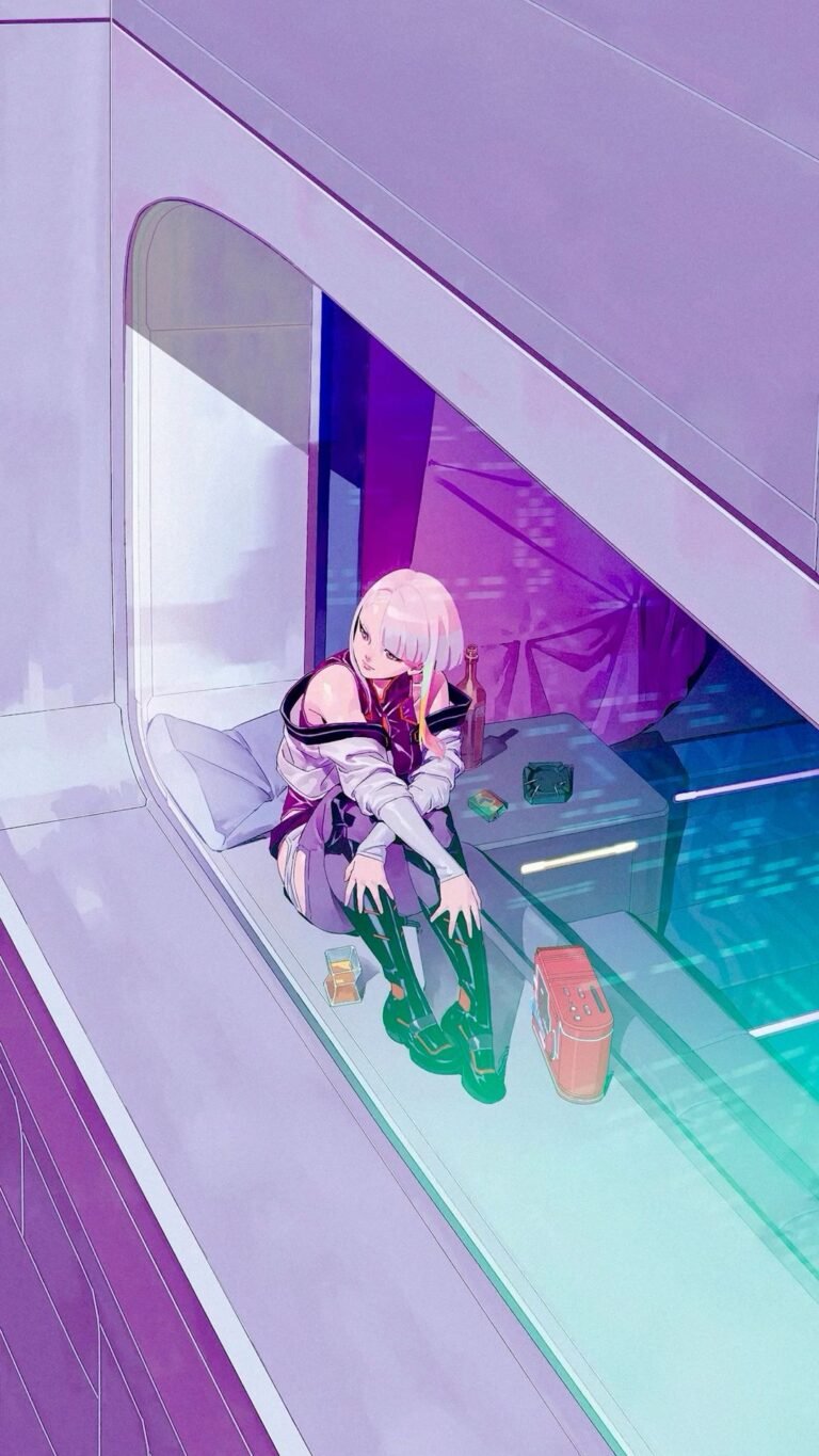 cyberpunk anime wallpaper