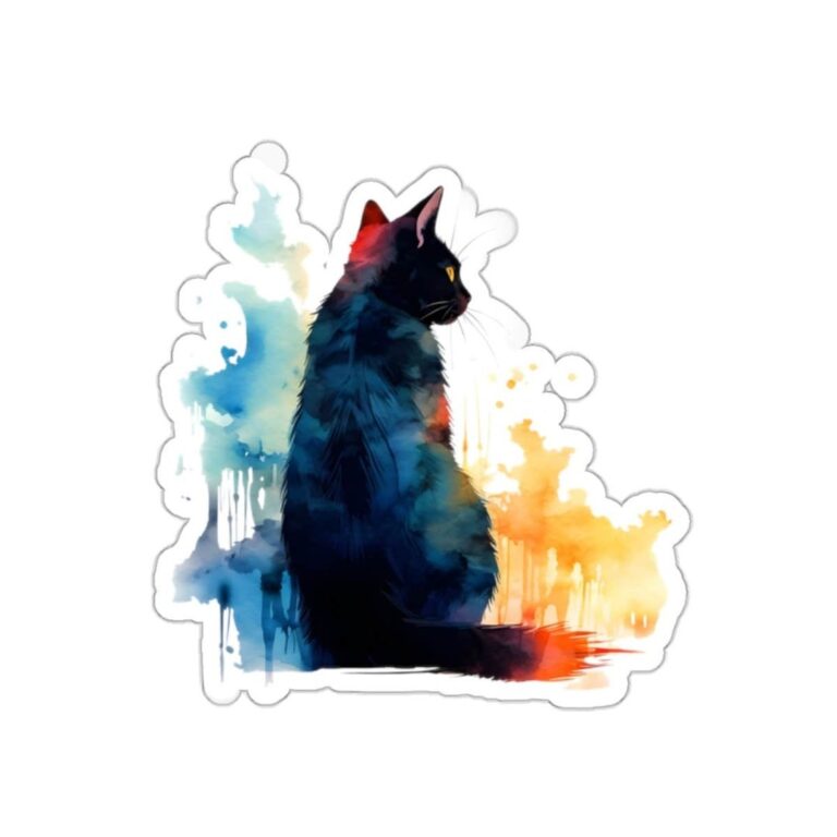 Unbelievable offer! Chromatic Cat Kiss-Cut Stickers, at an incredible price of $