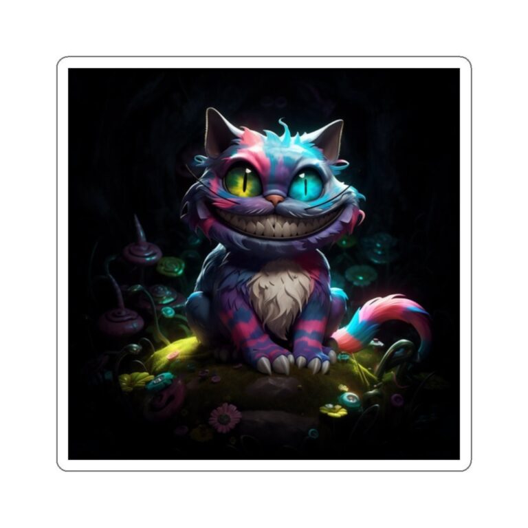 Top offer of the season! Cheshire Cat Kiss-Cut Stickers, now at an exclusive pri