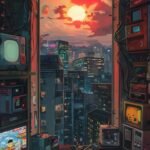 cyberpunk anime wallpaper