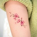 cherry blossom tattoos for women