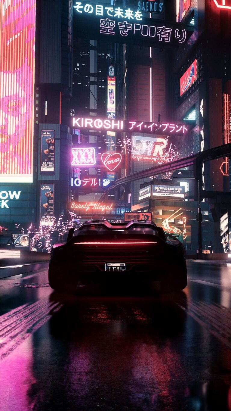 cyberpunk anime wallpaper