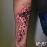cherry blossom tattoos for women