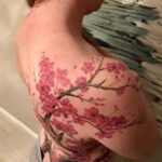cherry blossom tattoos for women