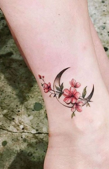 cherry blossom tattoos for women