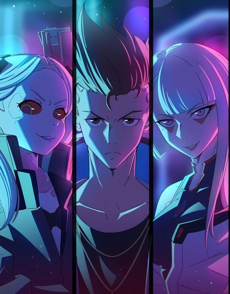 cyberpunk anime wallpaper