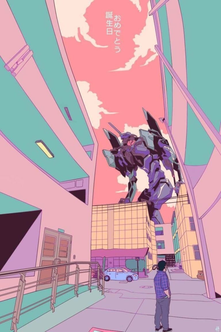 cyberpunk anime wallpaper