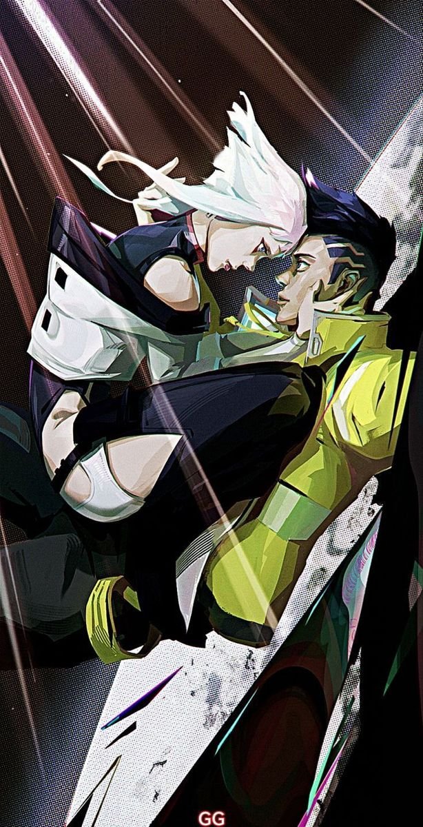 cyberpunk anime wallpaper