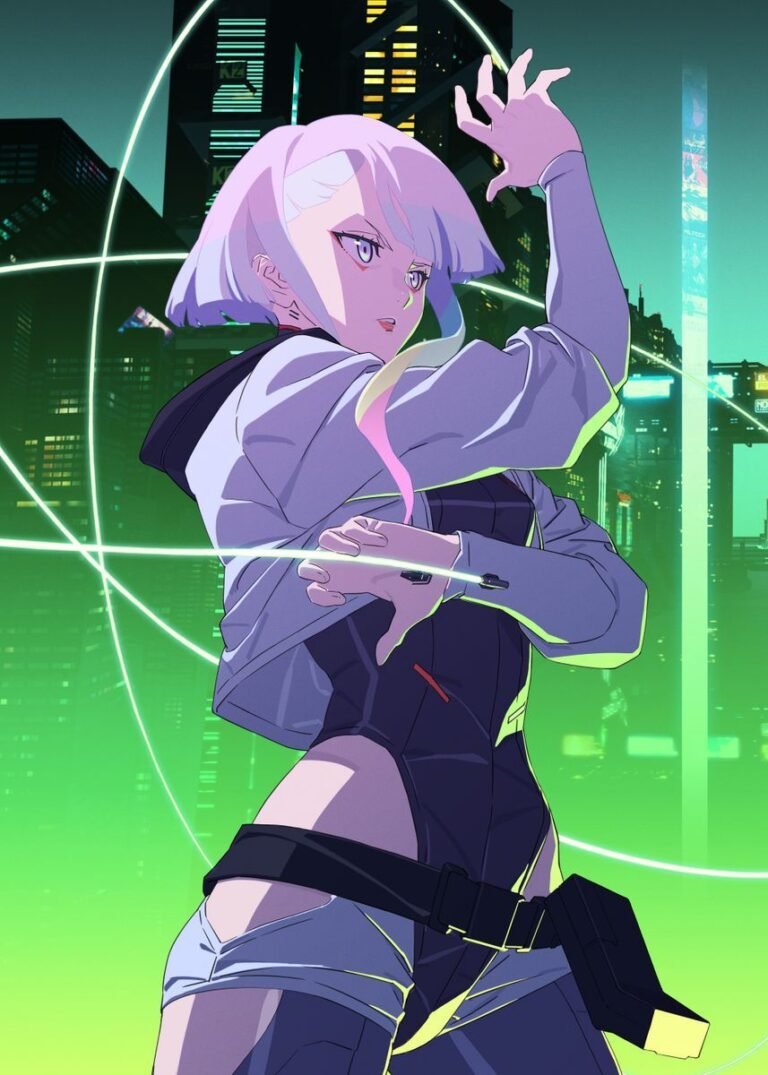 cyberpunk anime wallpaper