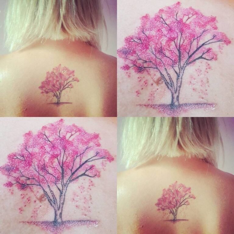 cherry blossom tattoos for women