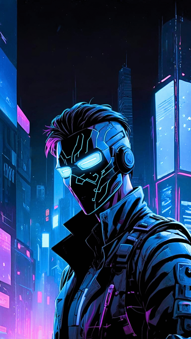 cyberpunk anime wallpaper