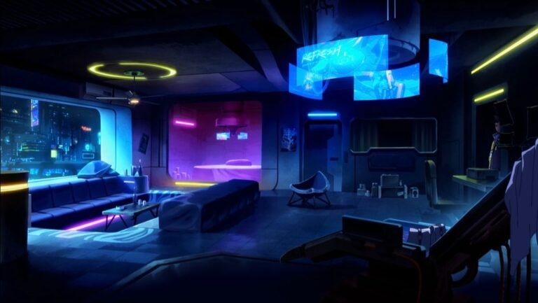 cyberpunk anime wallpaper