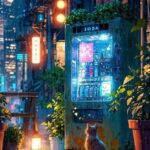 cyberpunk anime wallpaper