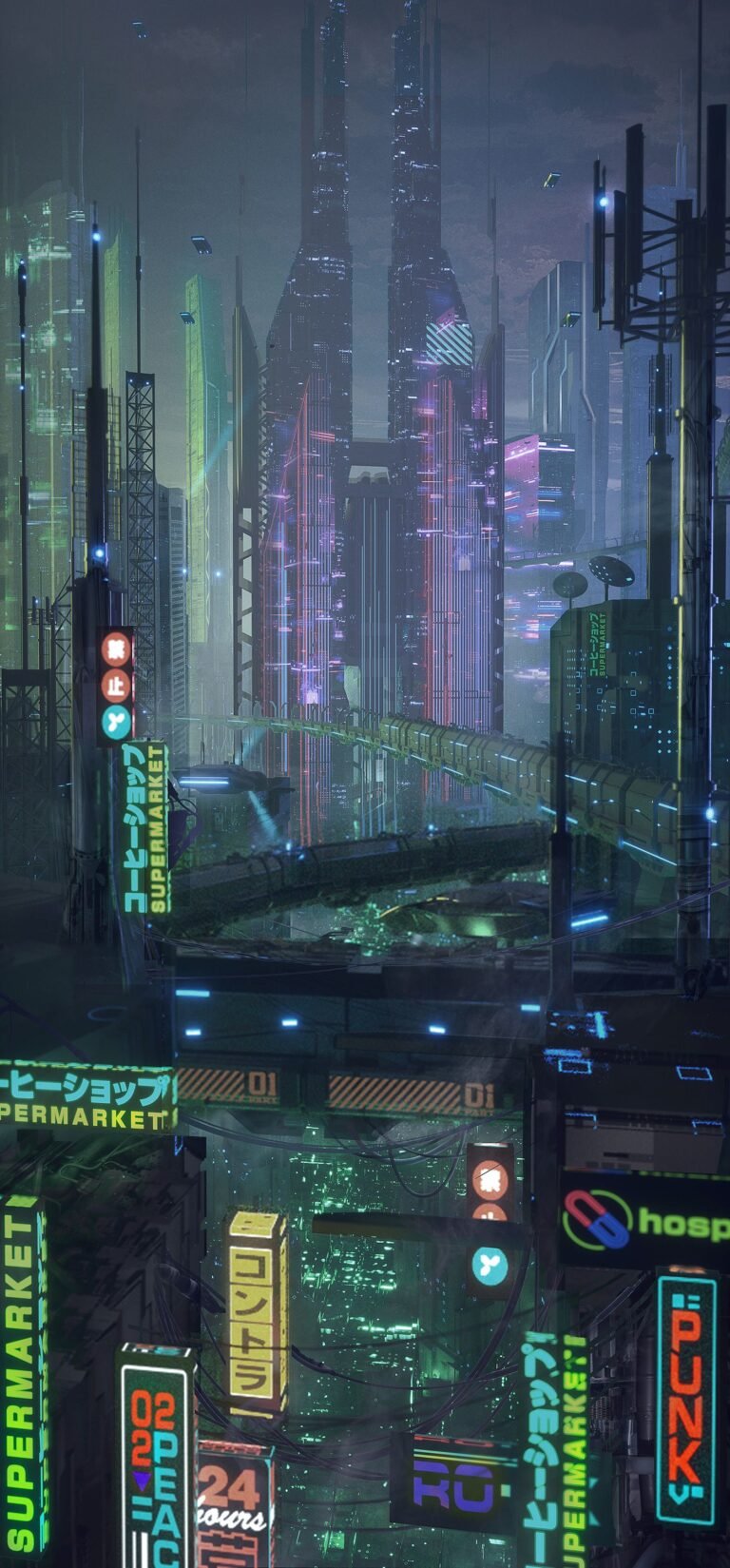 cyberpunk anime wallpaper