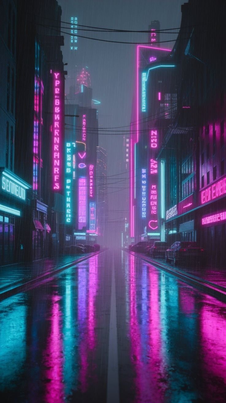 cyberpunk anime wallpaper