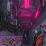 cyberpunk anime wallpaper