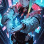 cyberpunk anime wallpaper