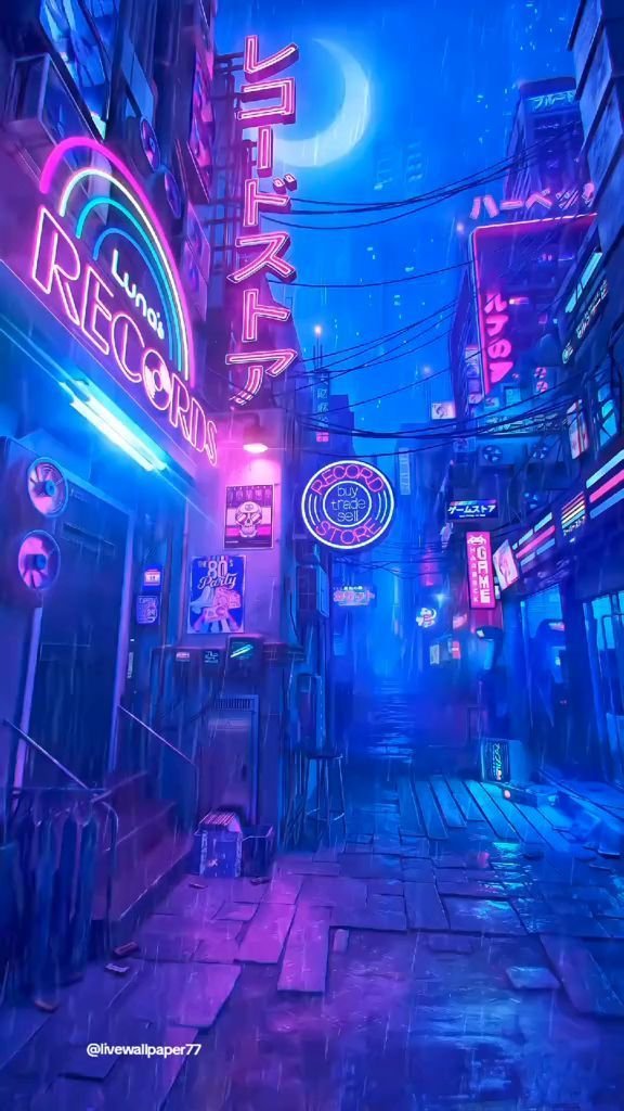 cyberpunk anime wallpaper
