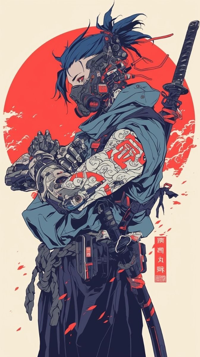 cyberpunk anime wallpaper