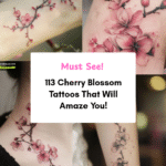 cherry blossom tattoos for women