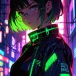 cyberpunk anime wallpaper