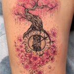 cherry blossom tattoos for women