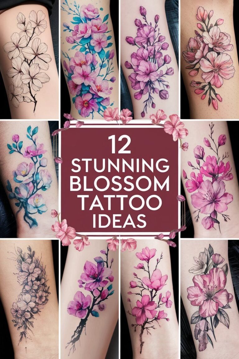 cherry blossom tattoos for women