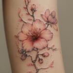 cherry blossom tattoos for women
