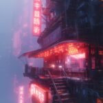 cyberpunk anime wallpaper