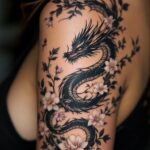 cherry blossom tattoos for women