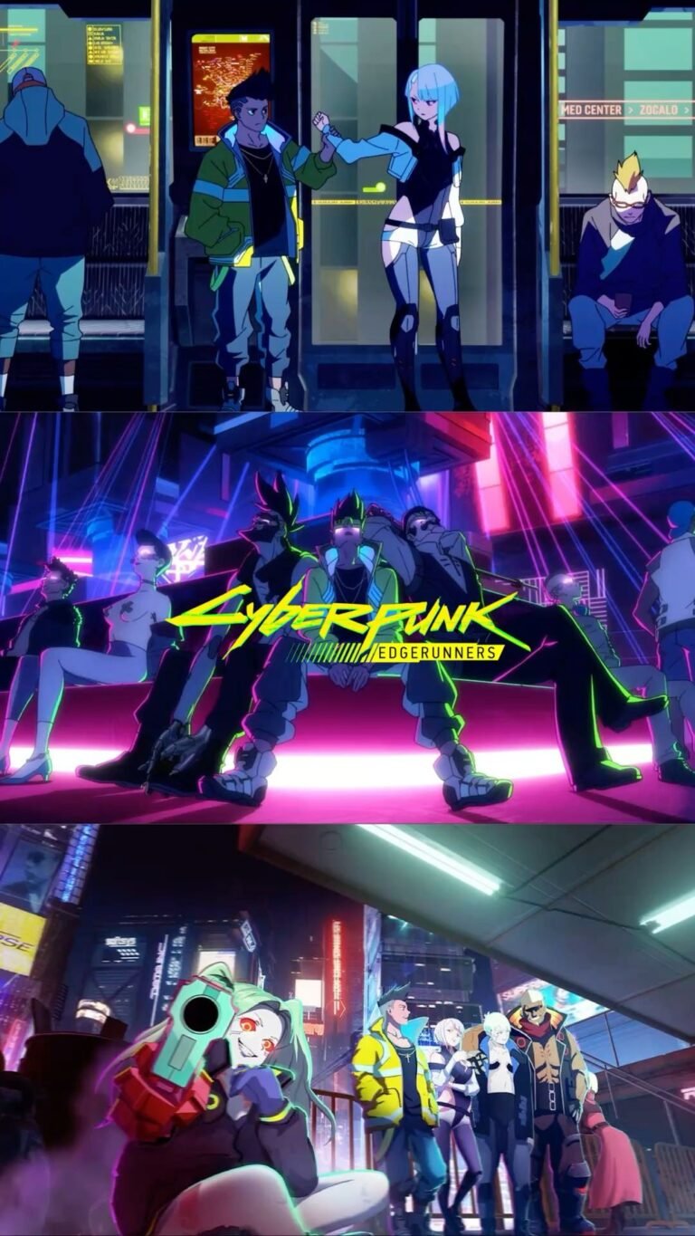 cyberpunk anime wallpaper