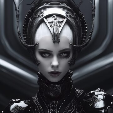 Dystopian Future Cybergoth androids! What could be cooler?!