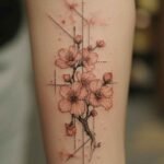 cherry blossom tattoos for women