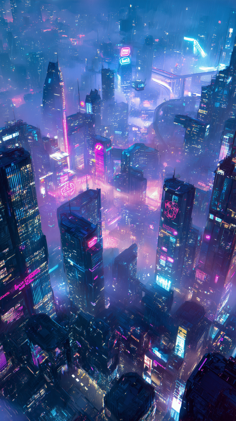 cyberpunk anime wallpaper