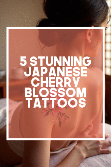 cherry blossom tattoos for women